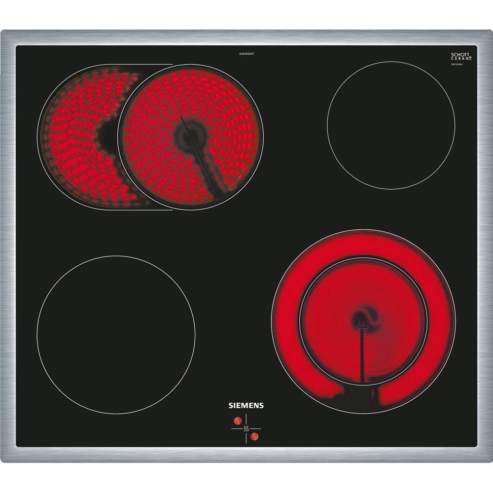 EA645GN17 iQ300, Elektro-Kochfeld, 60 cm, herdgesteuert, Schwarz, Mit Rahmen aufliegend